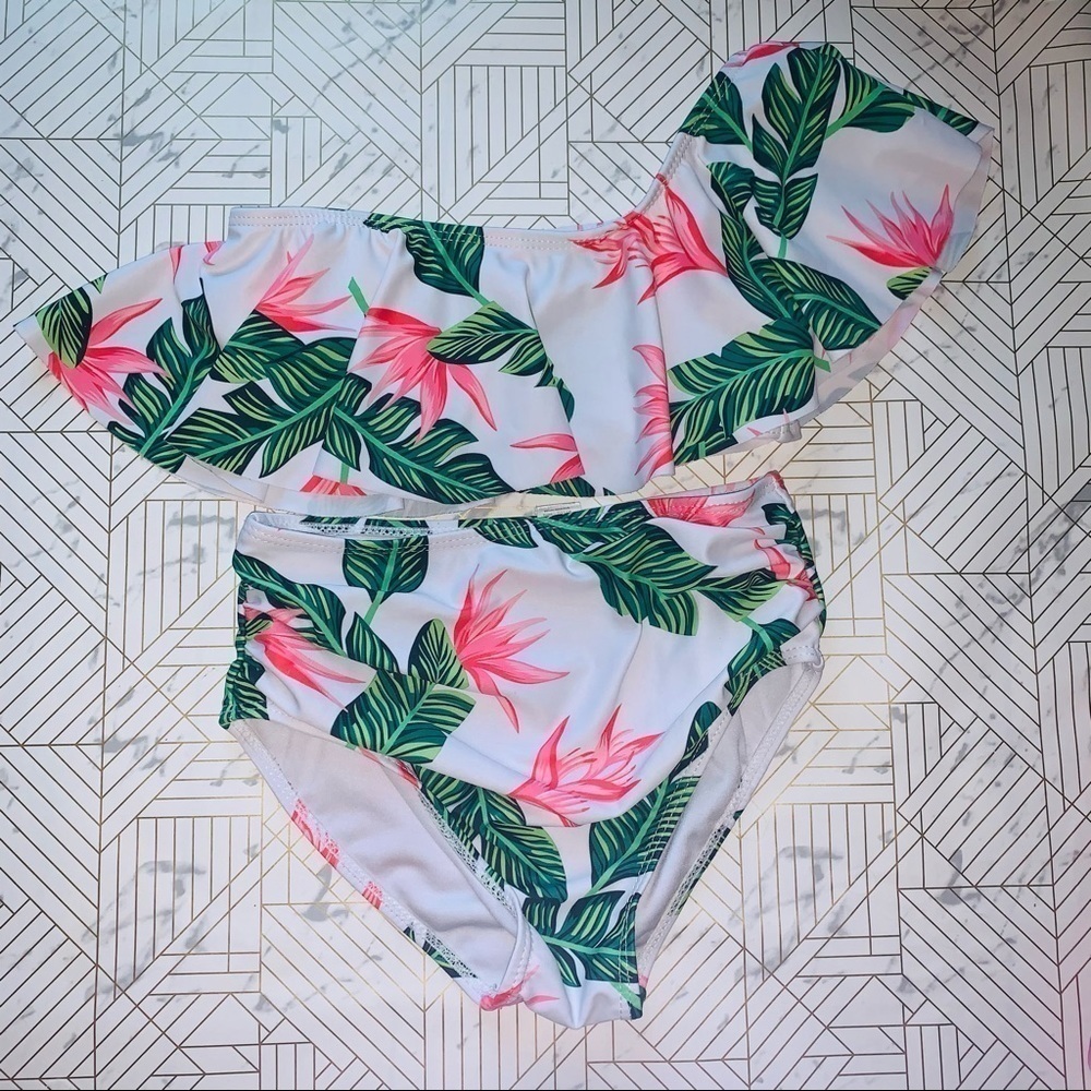 Floral Girl’s Two Piece